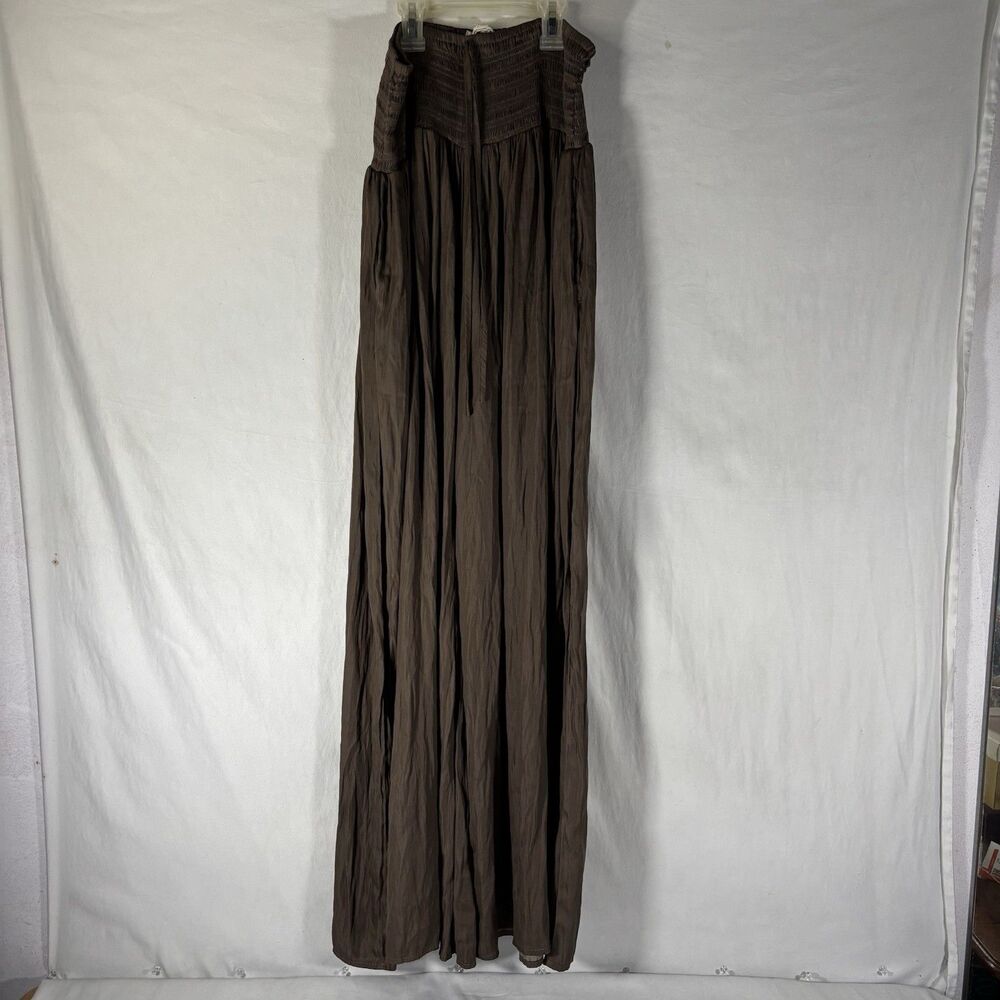 Jade by Jane Brown Smocked Waist Wide Leg Pants Women’s Large